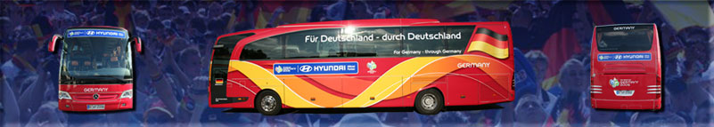 Der WM Bus von Deutschland